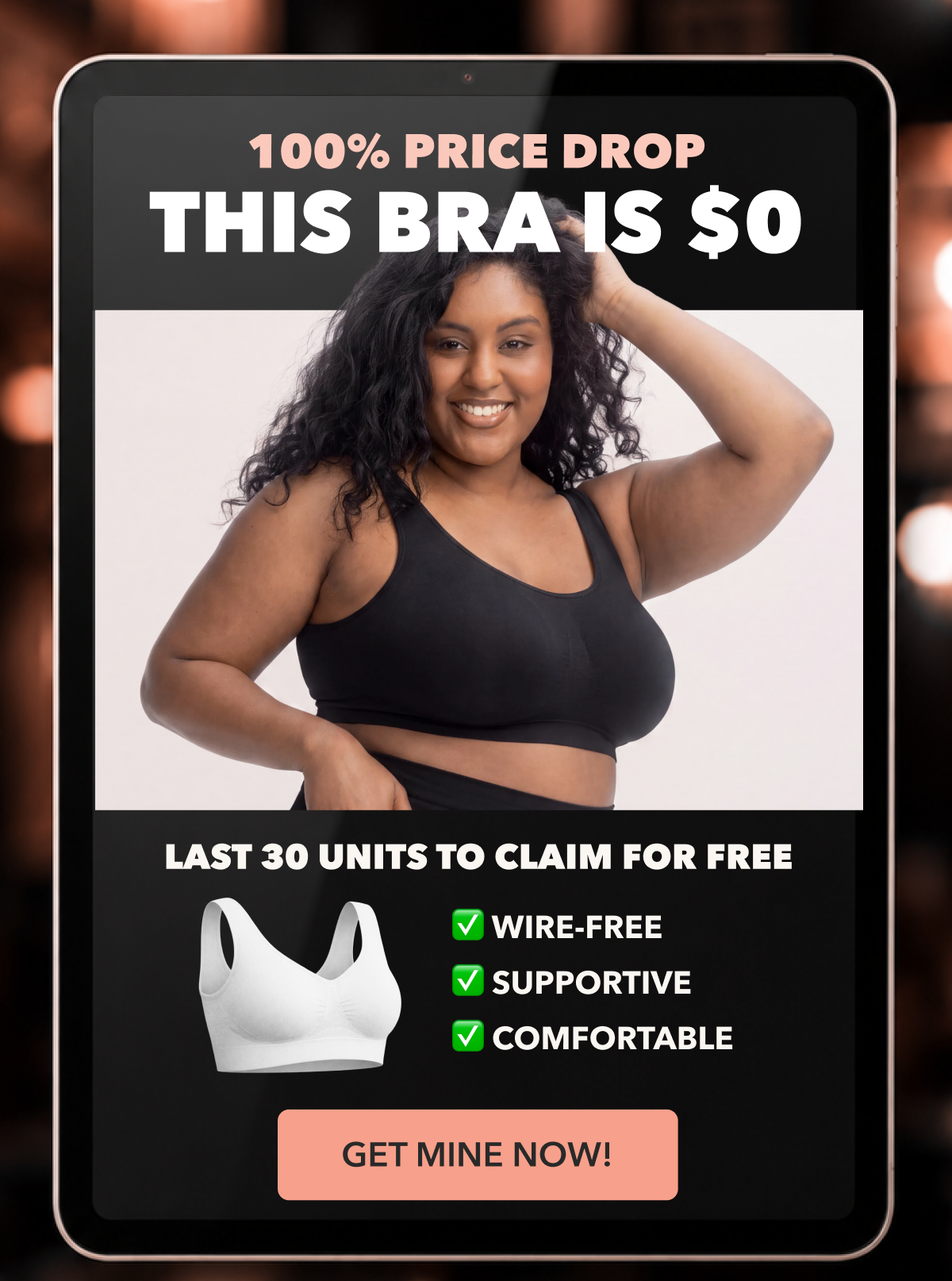 THIS BRA IS $0