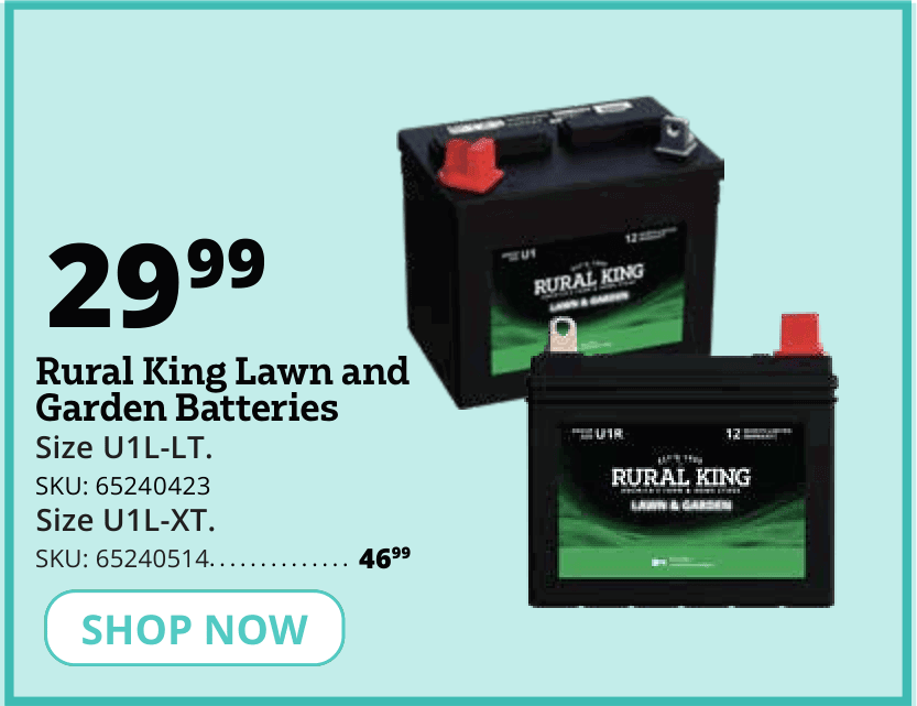 RK LAWN GARDEN BATTERIES