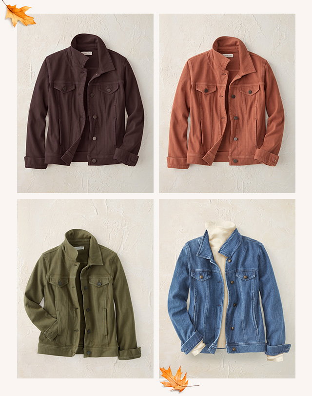 Knit Denim Jacket grid