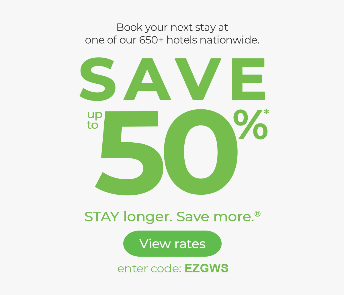 Save up to 50%*