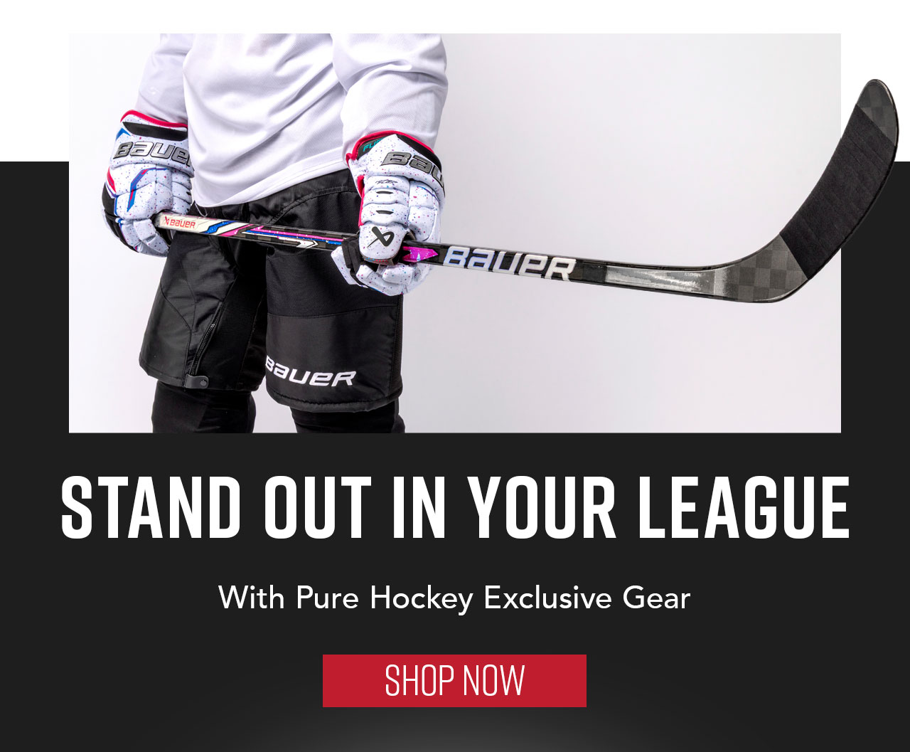 B6- Stand Out In Your League - With Pure Hockey Exclusie Gear - Shop Now
