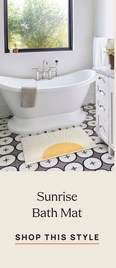 Sunrise Bath Mat | Shop This Style 