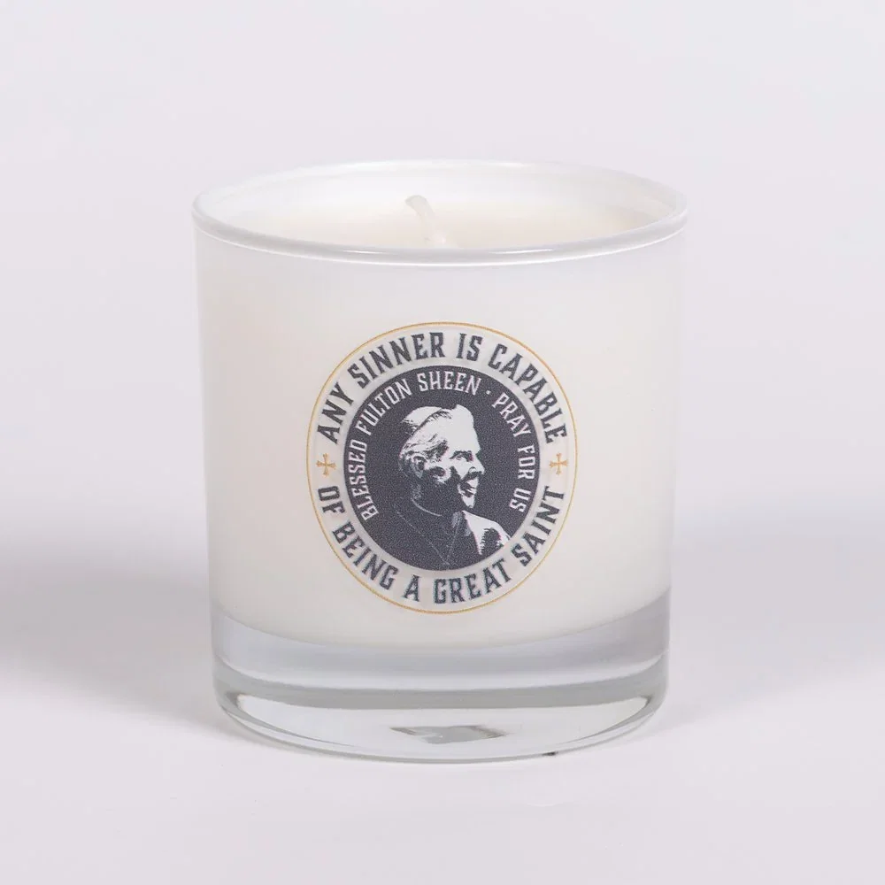Fulton Sheen Any Sinner is Capable Scented Candle