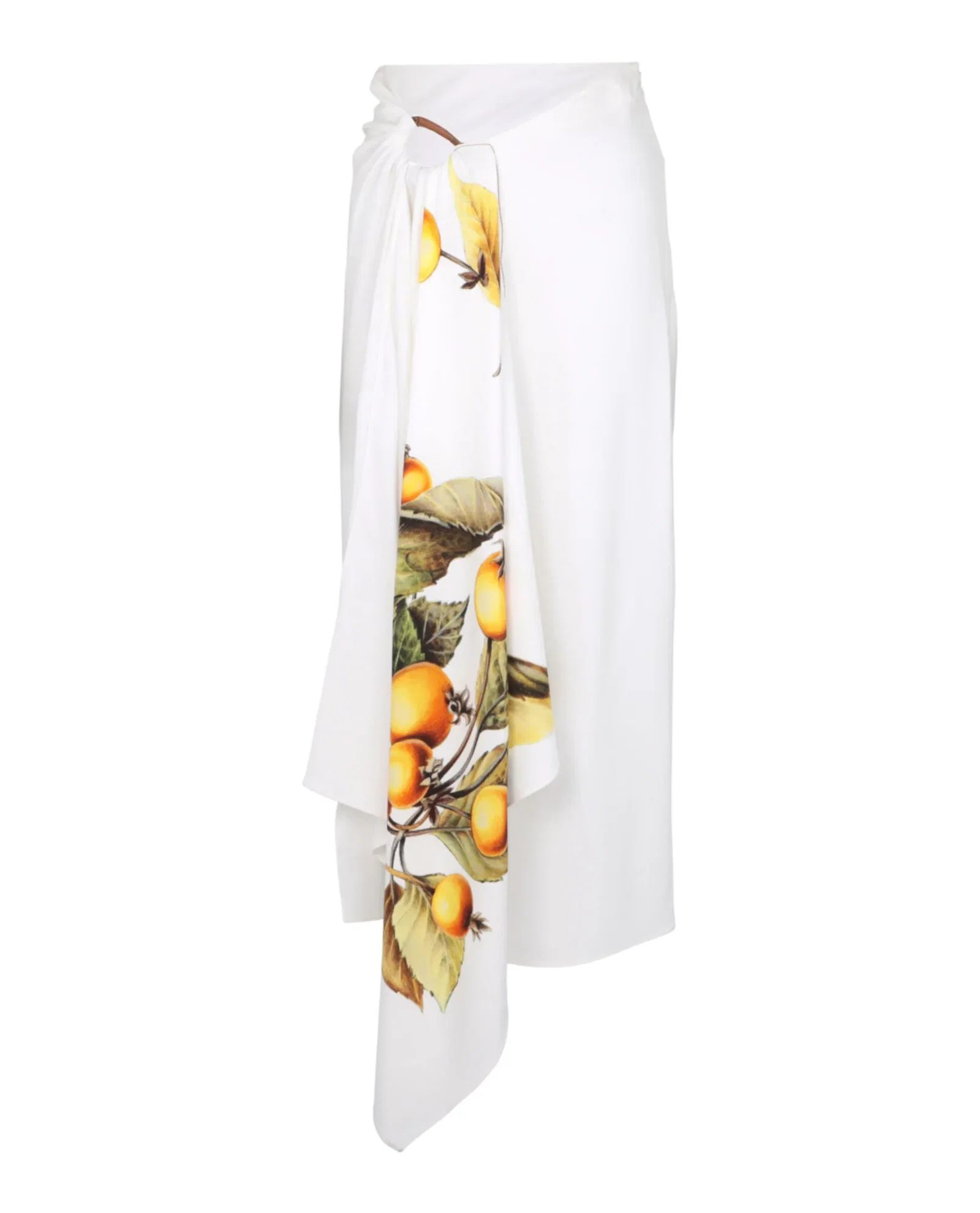 Image of Ferragamo Asymmetrical Draped Skirt