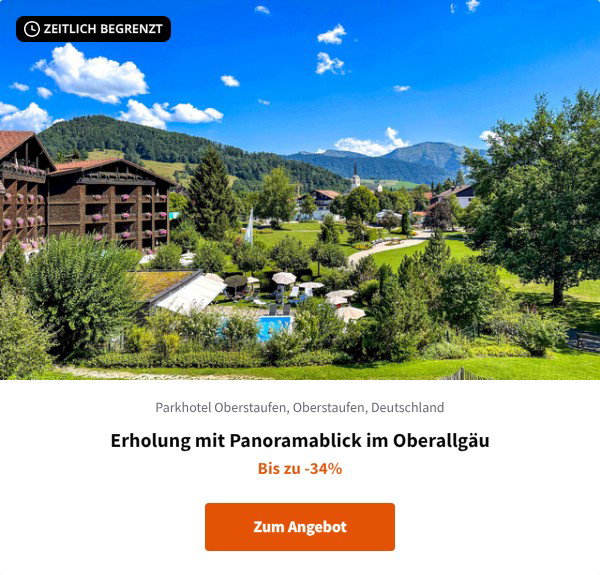 Erholung mit Panoramablick im Oberallgäu