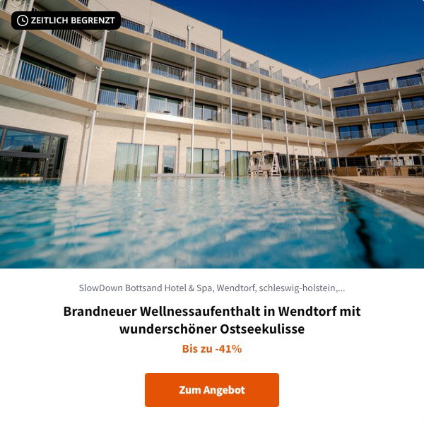 Brandneuer Wellnessaufenthalt in Wendtorf mit wunderschöner Ostseekulisse