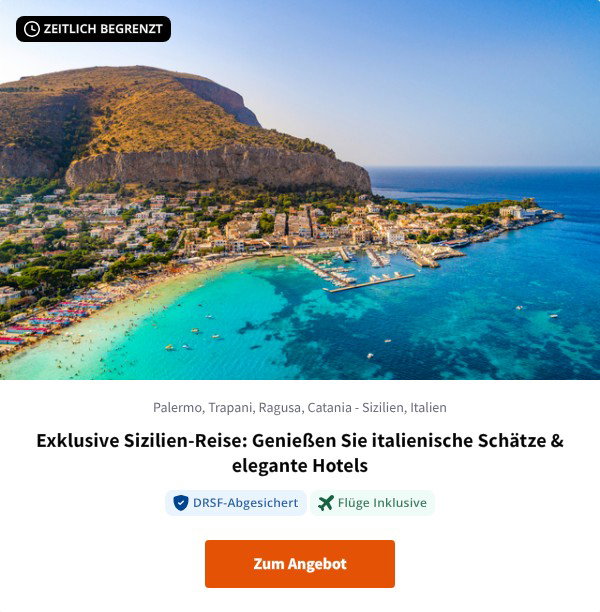 Exklusive Sizilien-Reise: Genießen Sie italienische Schätze & elegante Hotels