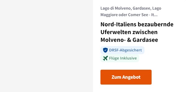 Nord-Italiens bezaubernde Uferwelten zwischen Molveno- & Gardasee