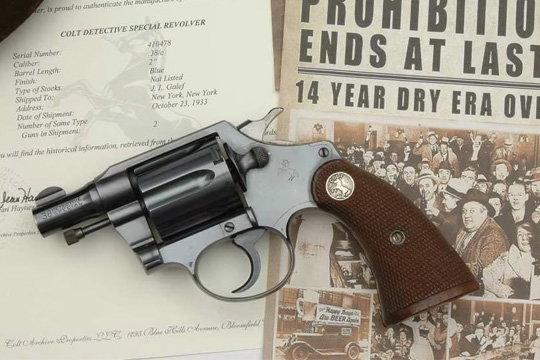 Vintage 1st Series Colt Detective Special .38 Spl. Near Mint 1933 mfg.