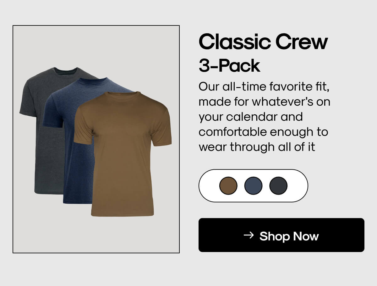 Classic Crew 3-Pack