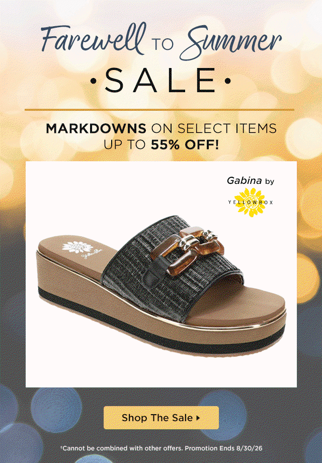 Shop Farewell to Summer Sale - Markdowns On Select Items