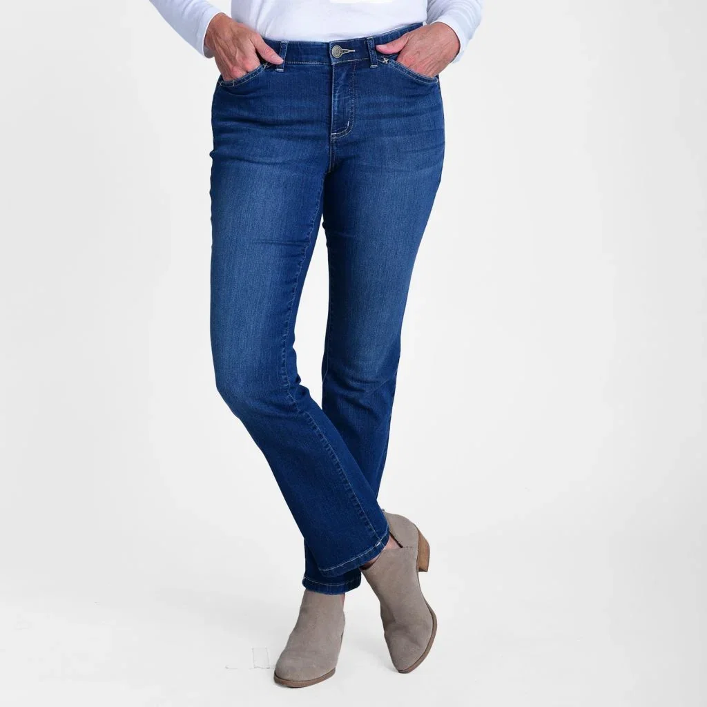 Image of Signature Slimming Shaped Fit Barely Boot Jean