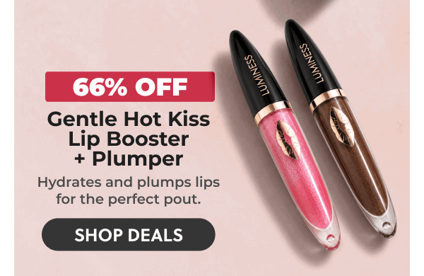 Gentle Hot Kiss Lip Booster + Plumper: Plumps and hydrates lips for the perfect pout.