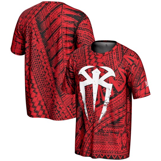 Men's ProSphere Red Roman Reigns Tattoo T-Shirt
