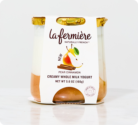La Fermiere Pear Cinnamon Whole Milk Yogurt
