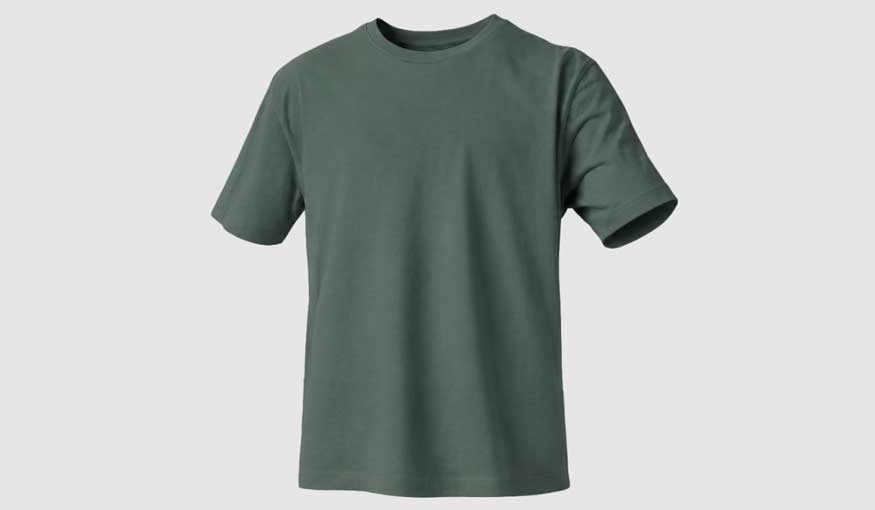 [Image: Forest crew tee flat lay]
