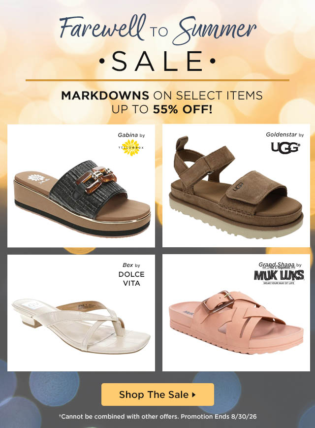 Shop The Farewell To Summer Sale