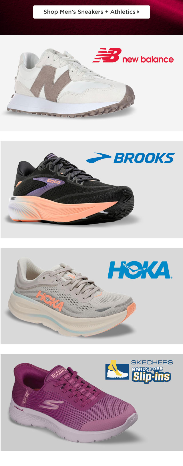 Shop Men's Athletics: New Balance, HOKA, Brooks