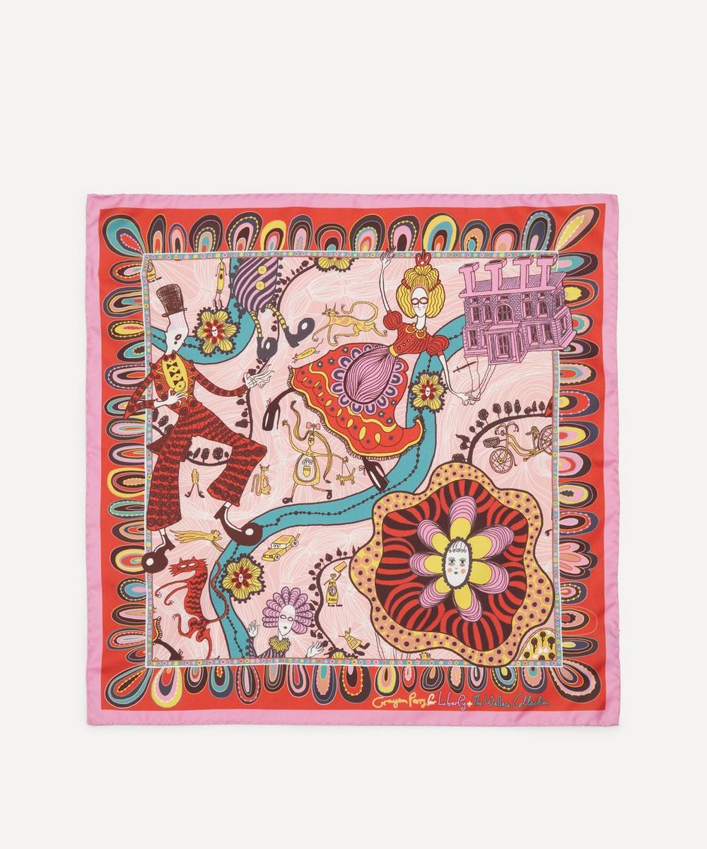 Liberty Grayson Perry for Liberty Shirley Smith Silk Scarf 45