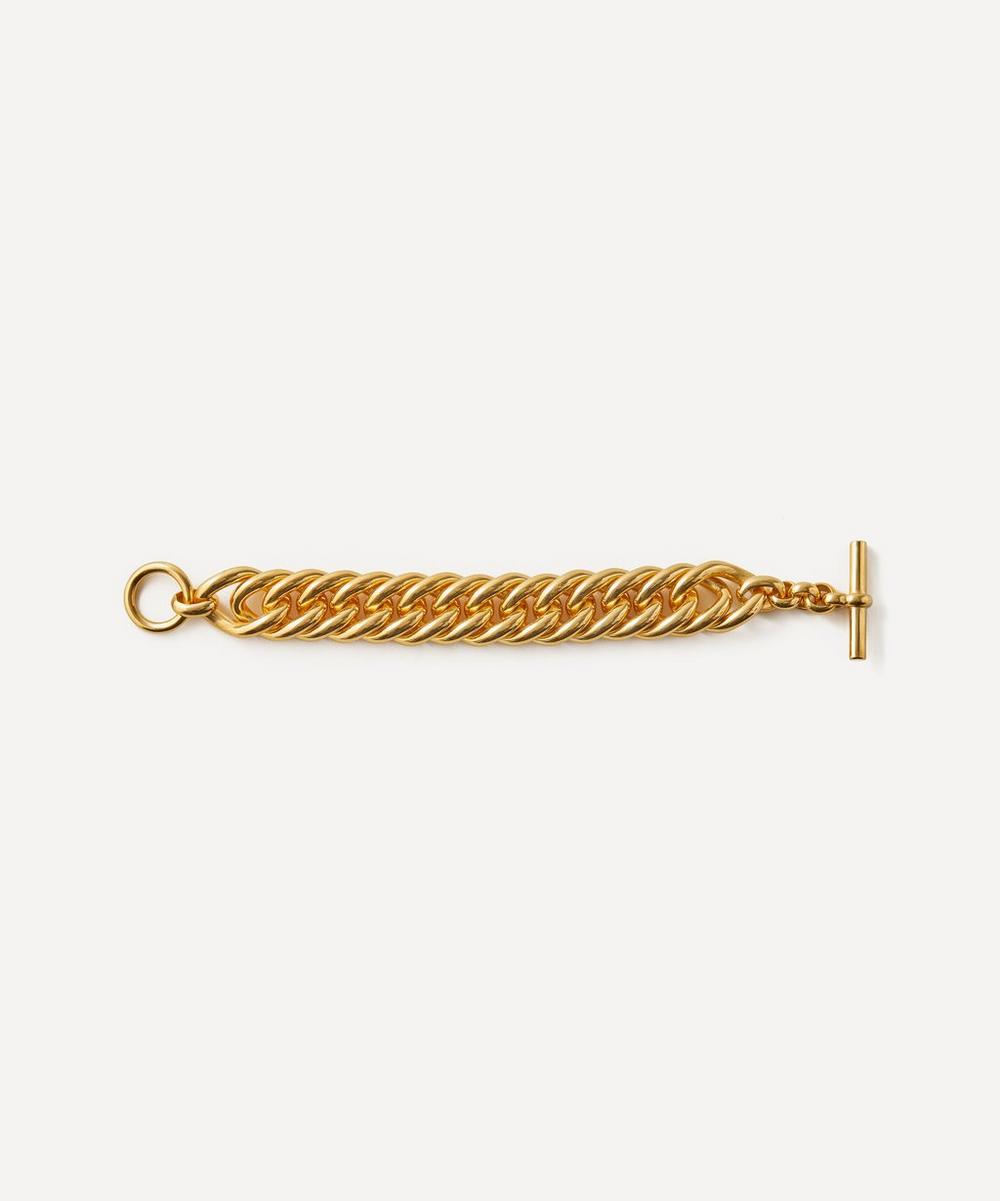 Tilly Sveaas 18ct Gold-Plated Giant Curb Link Bracelet