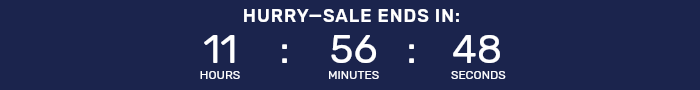 Countdown timer for Night Owl Sale.