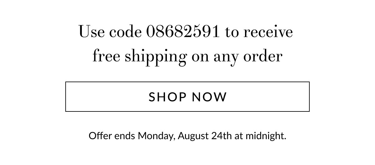 Free shipping on any order