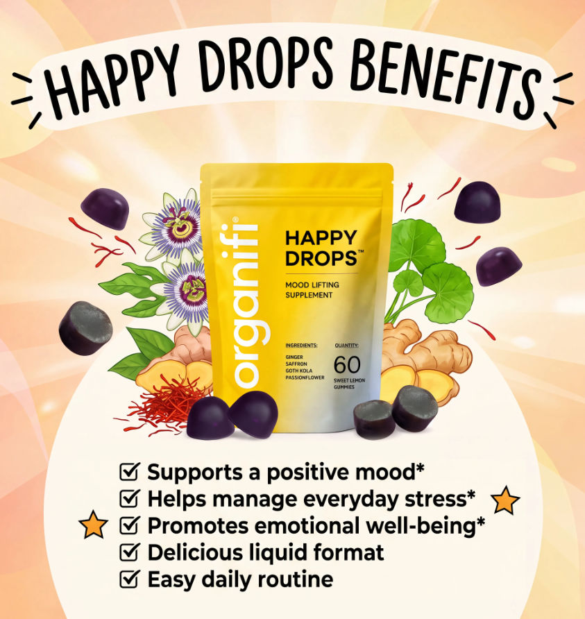 Free Organifi Happy Drops