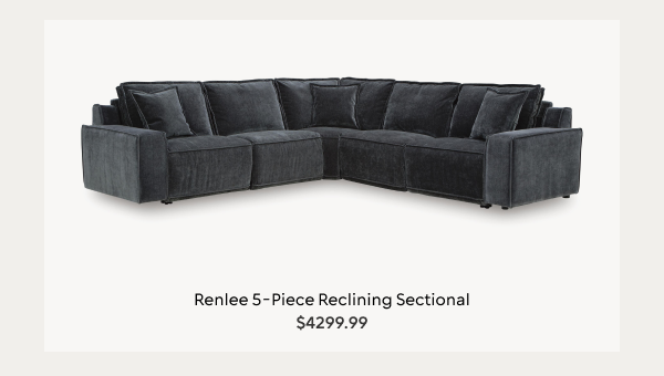 Renlee 5-Piece Reclining Sectional 