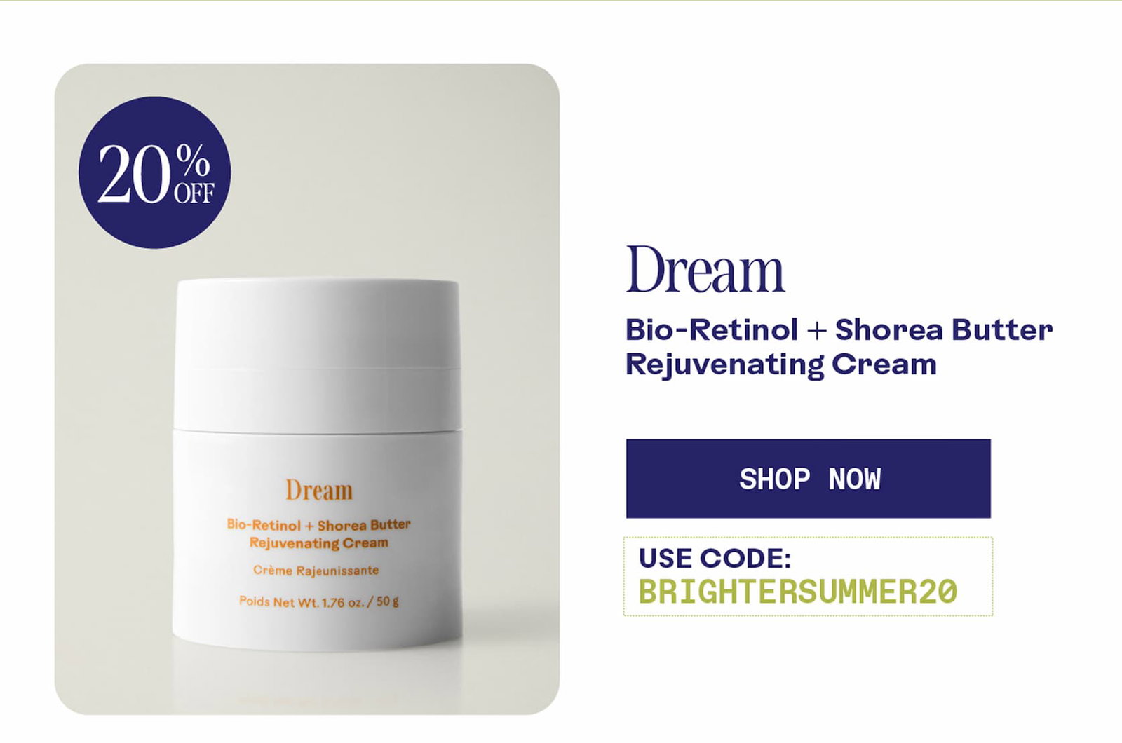 Save 20% off with code BRIGHTERSUMMER20