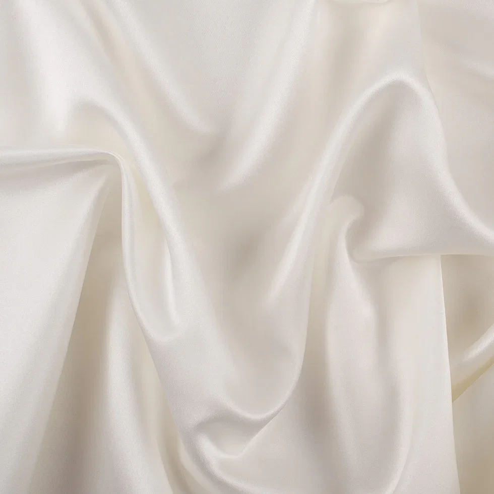 Image of Polyester Satin - Ivory - Reverie Collection