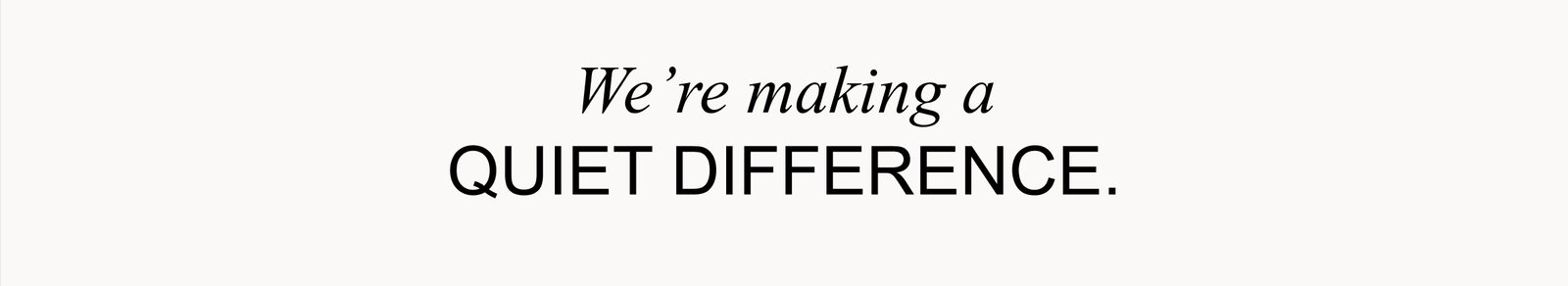 Making a Difference