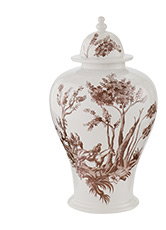 Carson Kressley Saddler Toile Ginger Jar