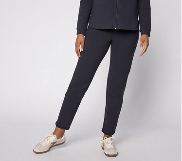 Denim & Co. Active Regular Duo Stretch Straight Leg Pants