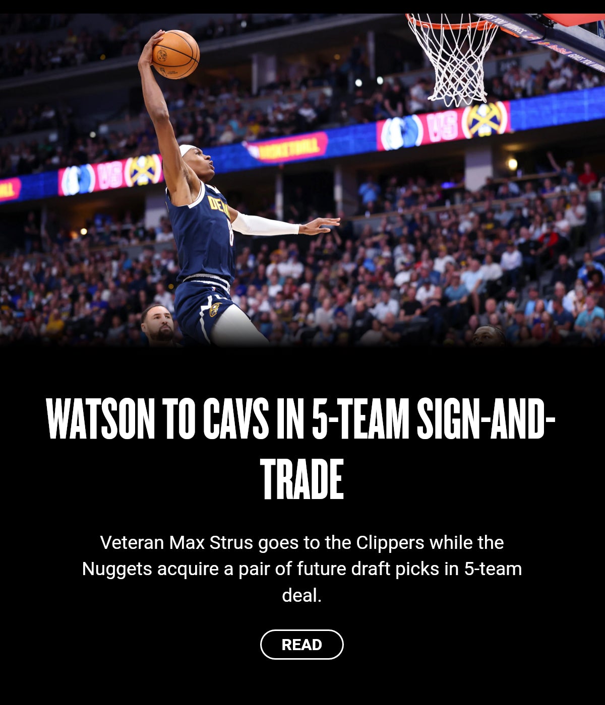 Watson to Cavs in 5-team sign-and-trade
