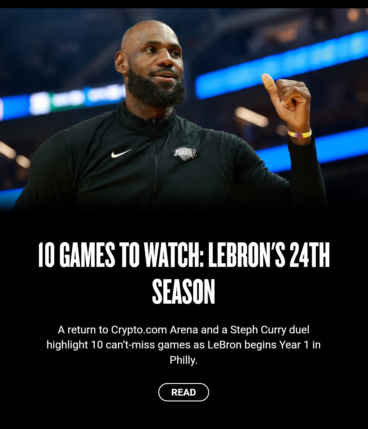 10 games to watch: LeBron's 24th season