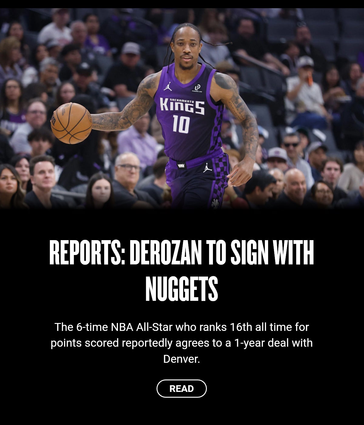 Reports: DeRozan to sign with Nuggets