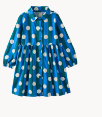 Balloon Sleeve Shirt Dress with Pockets