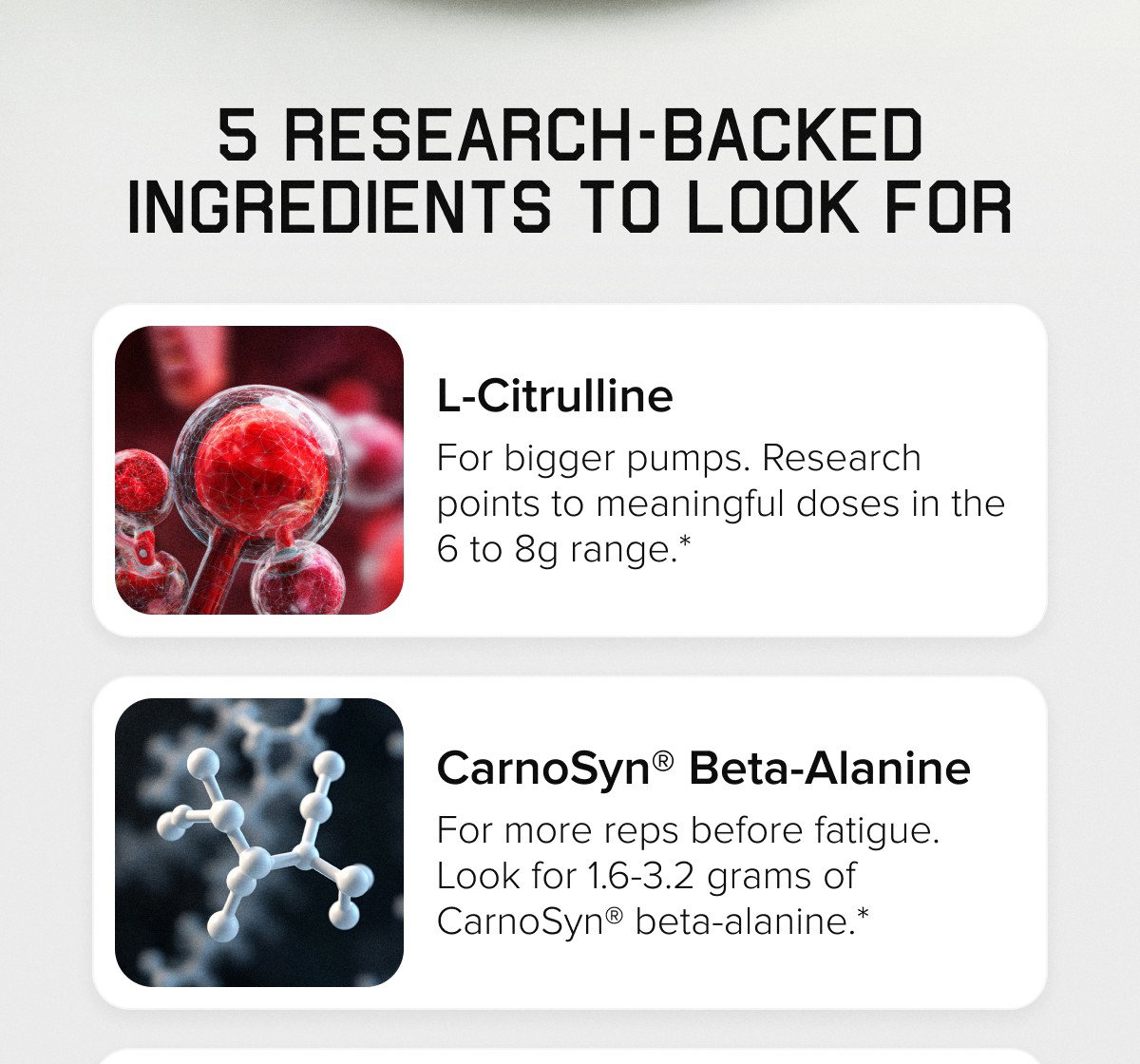5 RESEARCH-BACKED INGREDIENTS TO LOOK FOR