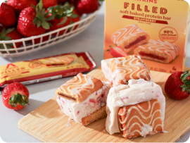 Low Carb Strawberry Ice Cream Sandwich