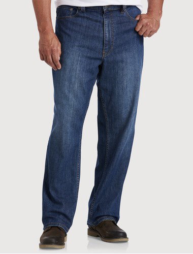 Relaxed-Fit Stretch Jeans