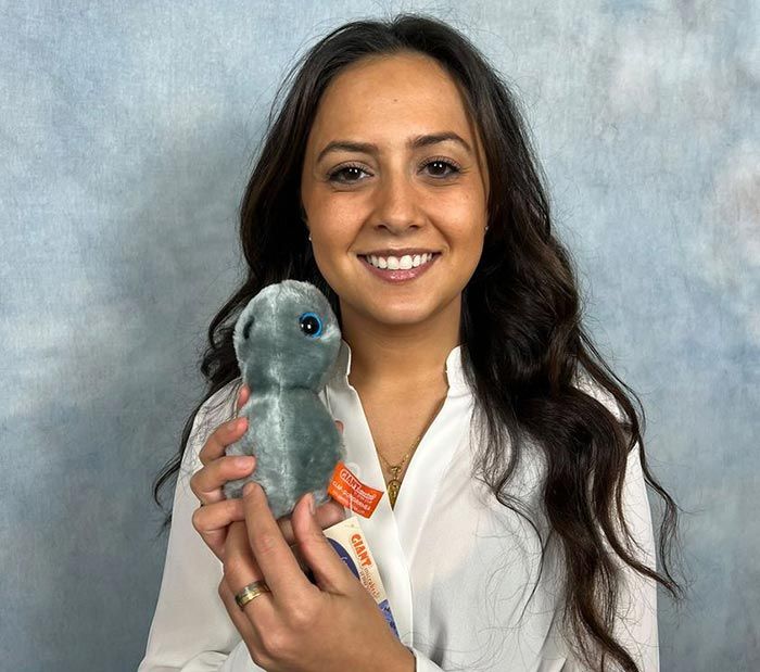 Clap plush with woman