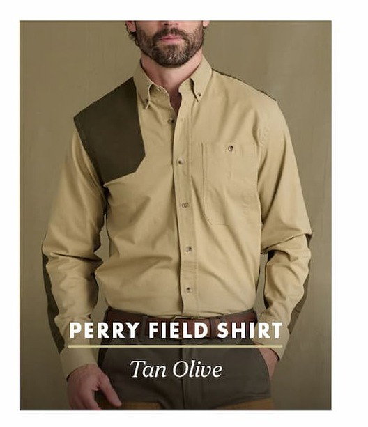 Perry Field Shirt - Tan Olive