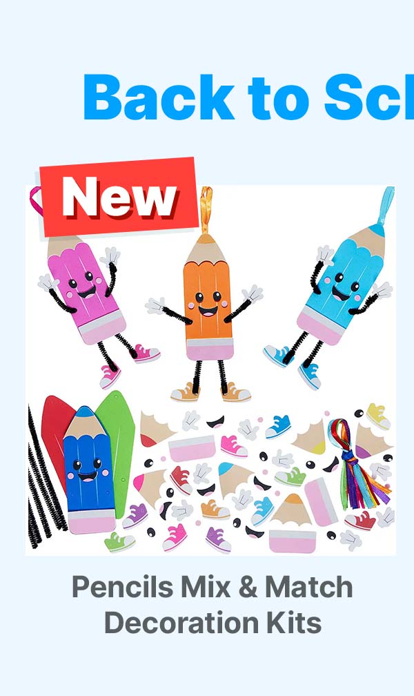 Pencils Mix & Match Decoration Kits