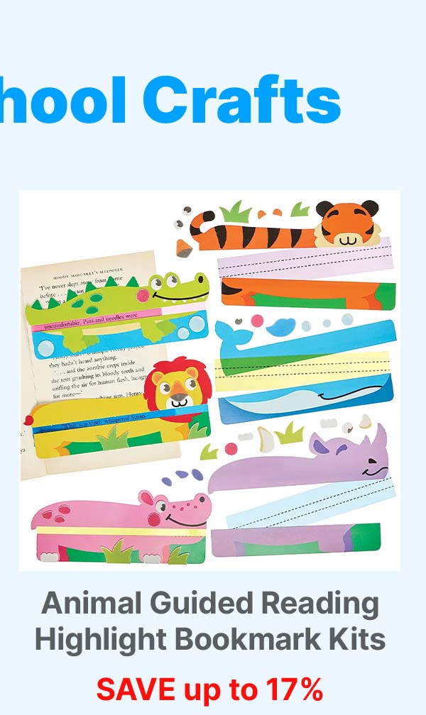 Animal Guided Reading Highlight Bookmark Kits