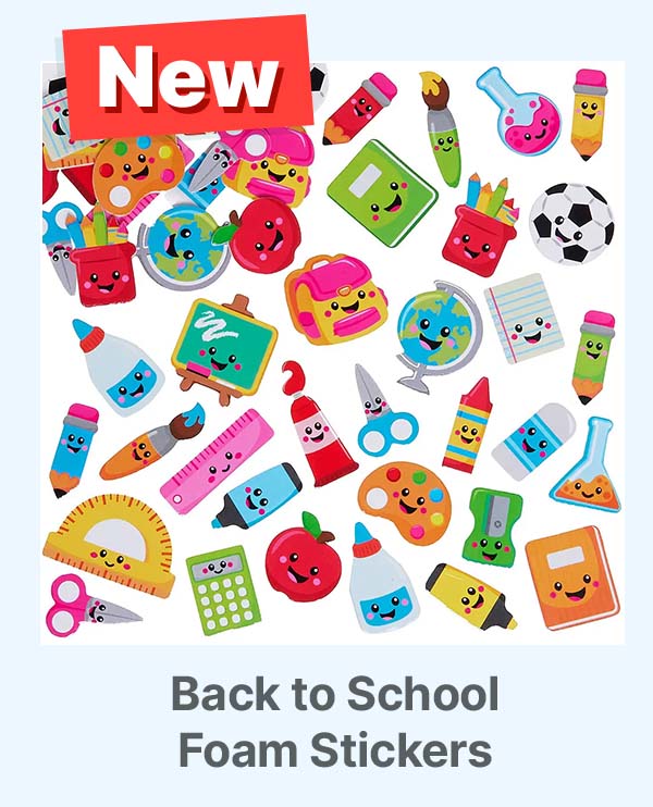 Back to School Foam Stickers