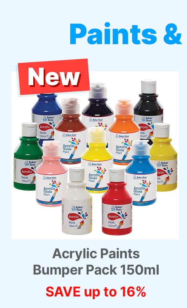 Acrylic Paints Bumper Pack 150ml