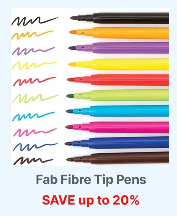 Fab Fibre Tip Pens