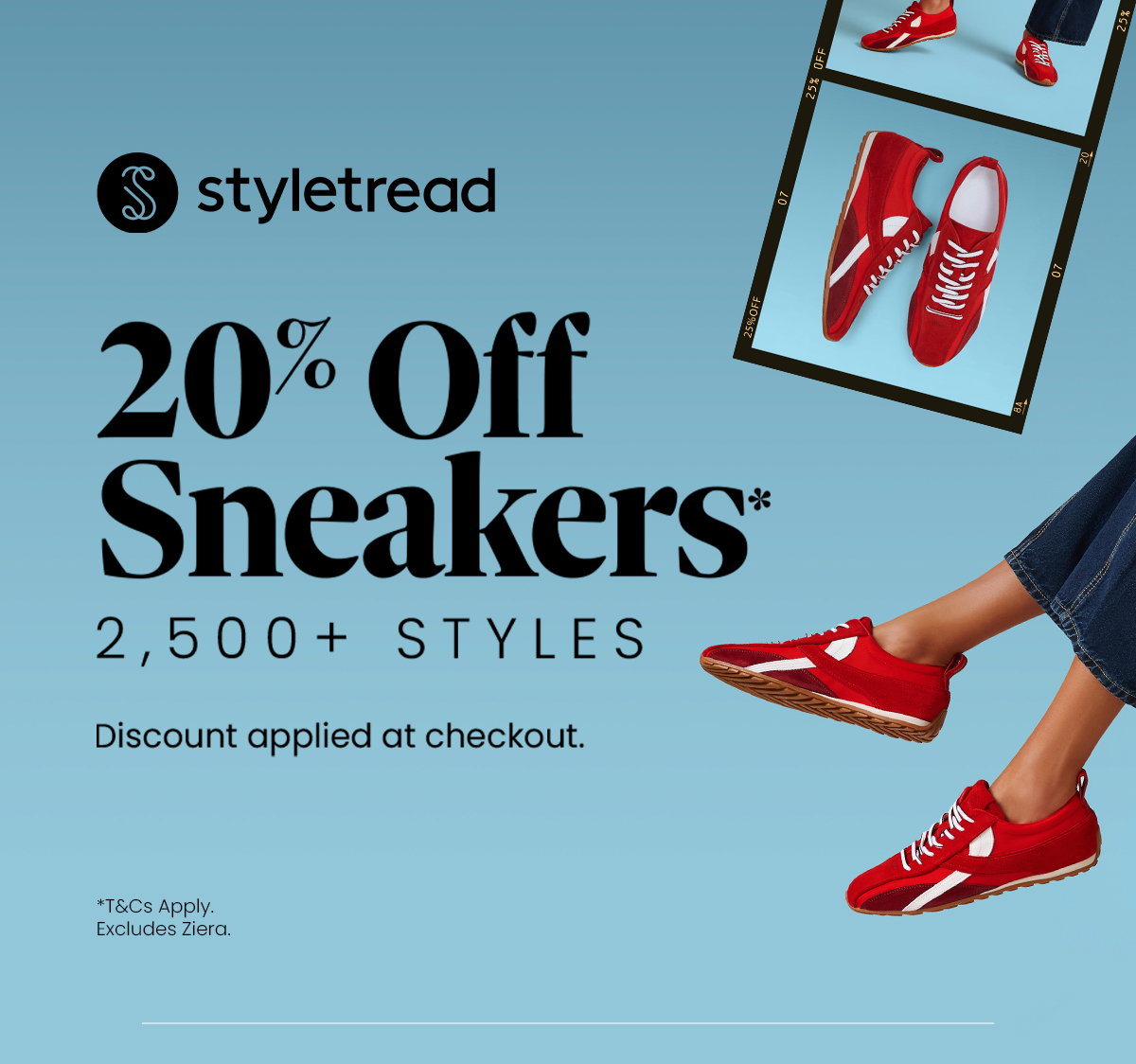 20% OFF SNEAKERS