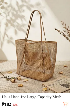 Haus Hana 1pc Large-Capacity Mesh...