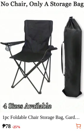 1pc Foldable Chair Storage Bag...
